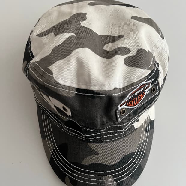 F) 할리데이비슨 빈티지 카모플라쥬 볼캡