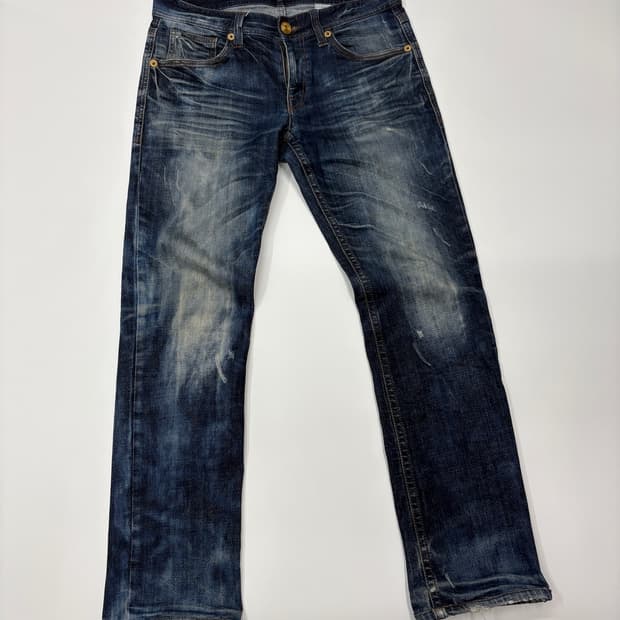 (32) Buckaroo 버커루 다크 인디고 워싱 데님 청바지