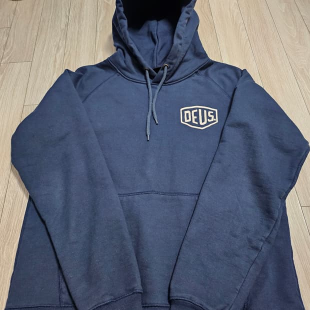 데우스 후드티 네이비 M