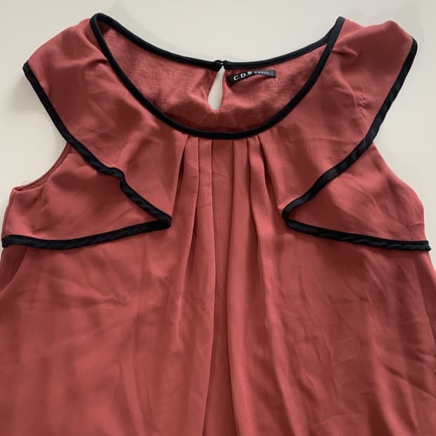 C.D.S BASIC bias blouse 일본빈티지 블라우스