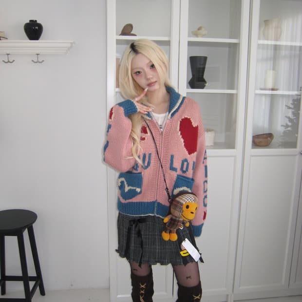 에비수 핑크 하트 코위찬