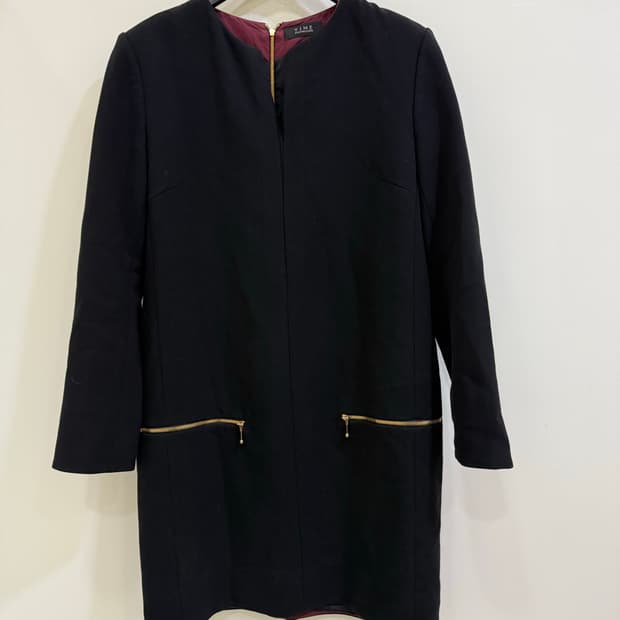 한섬 타임 time 블랙 원피스 정품