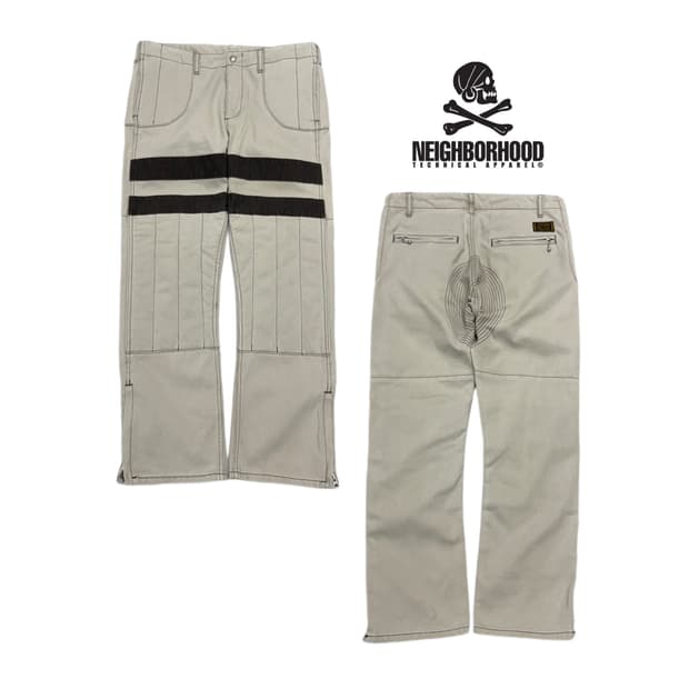 네이버후드 아카이브 바이커 팬츠