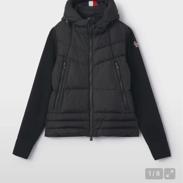몽클레어 그레노블 후드 패딩 집업자켓(M)