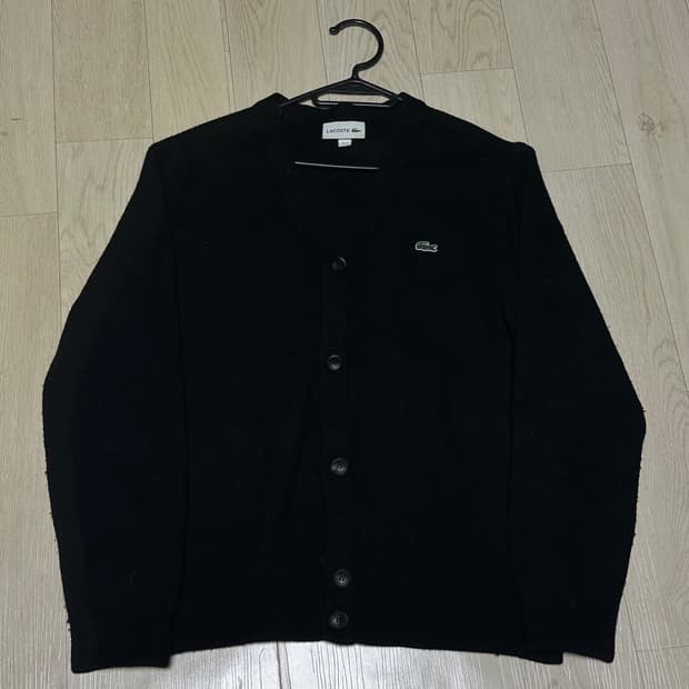 라코스테 블랙 가디건
