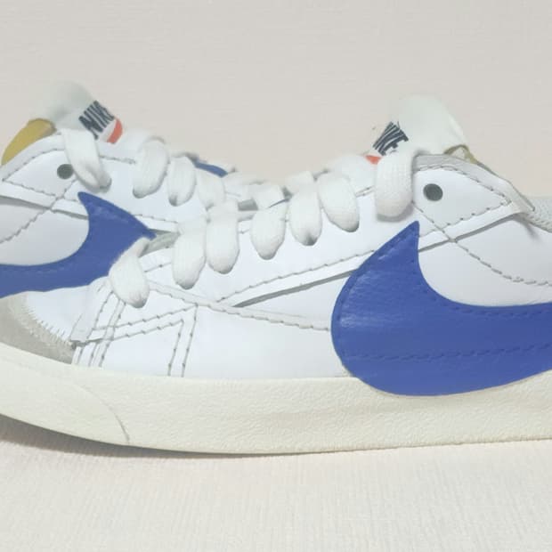 나이키 블레이저 로우 흰/블루 240mm