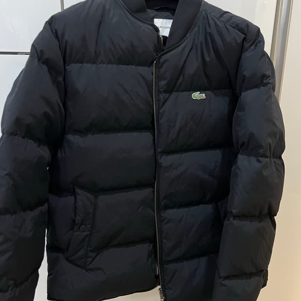 라코스테 구스다운 논후드패딩 52 (새상품급)