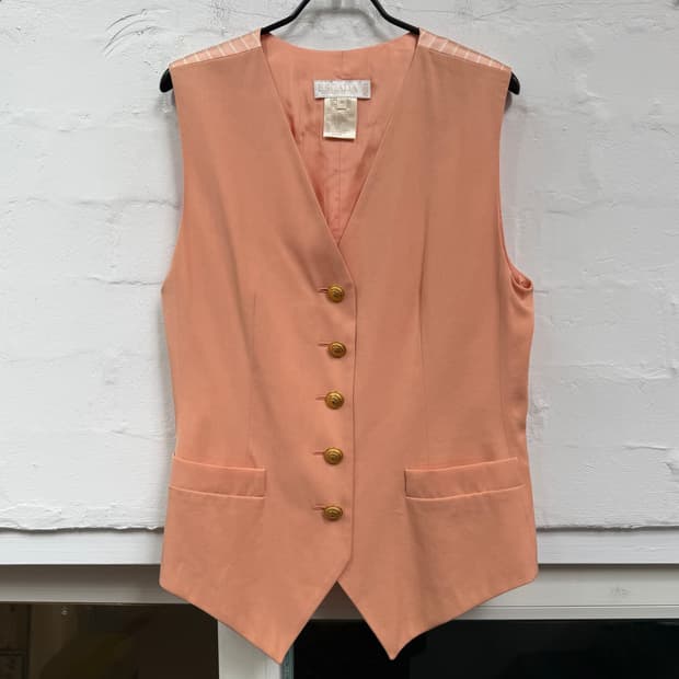 Escada 에스카다 실크 울 블렌드 베스트 38