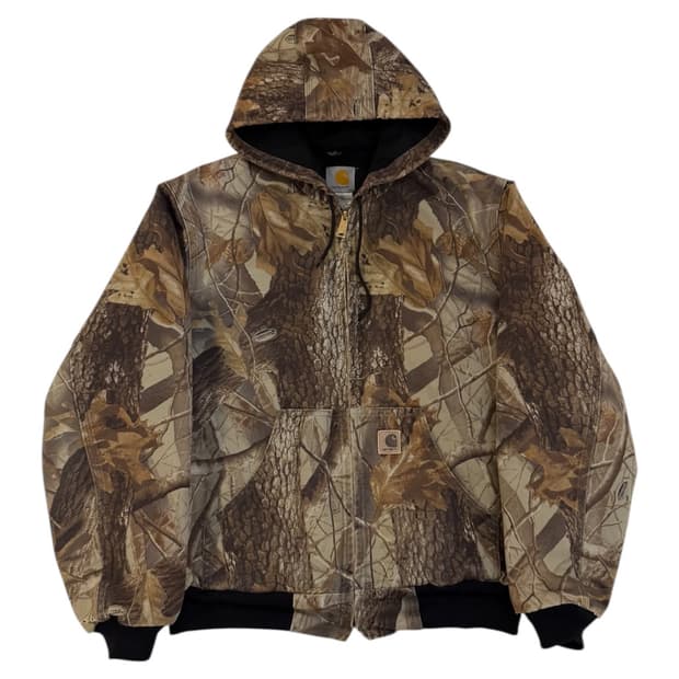 칼하트 가죽탭 리얼트리 액티브 워크자켓 J144 카모