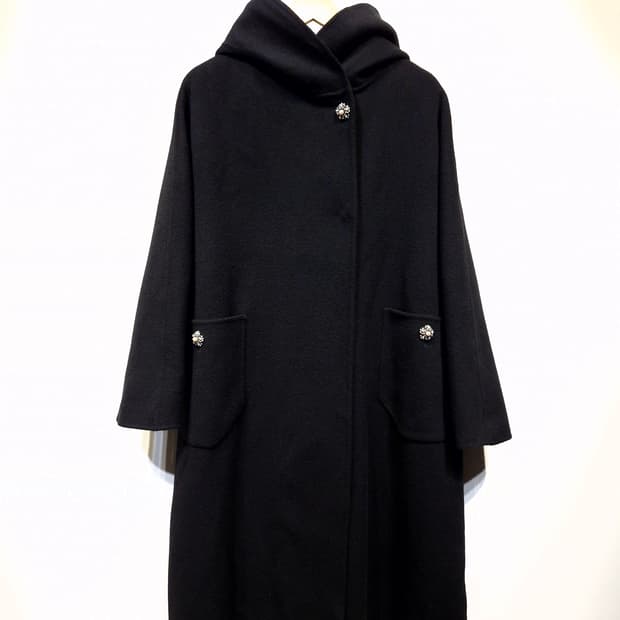 O'2nd 오즈세컨 22F/W 모 캐시미어 혼방 후드 롱코트