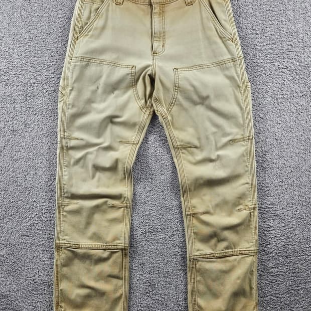 칼하트 코튼 캔버스 더블니 워크 팬츠 ( 32X30 ) / 9000