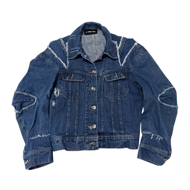 JS뉴욕 REPURPOSED 데님 자켓 