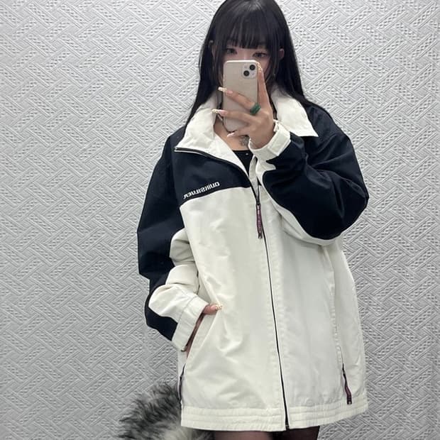 퀵실버 캐주얼 빈티지 보딩 바람막이 자켓 XL C09744