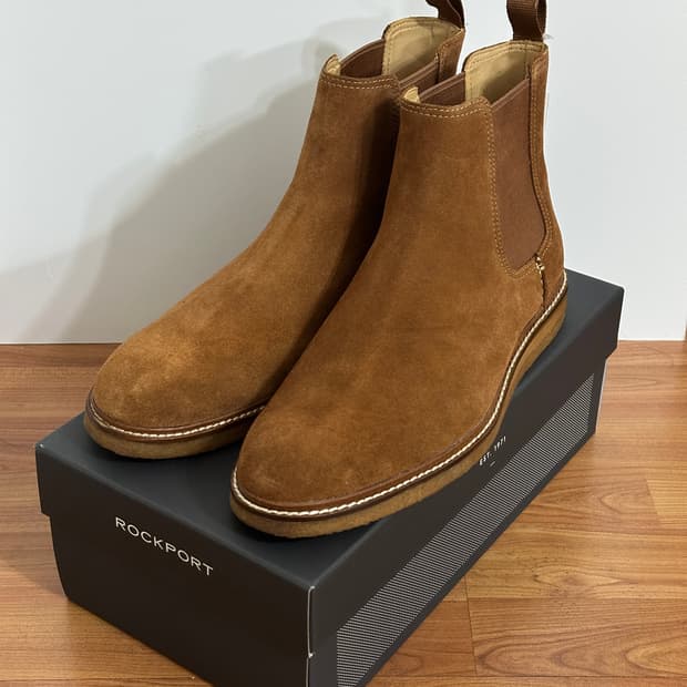 [새제품] 스페리 스웨이드 첼시부츠 골드컵 US10