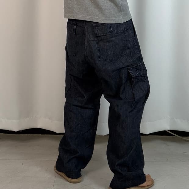 a605) 33 쇼트Schott 카고 데님/청바지