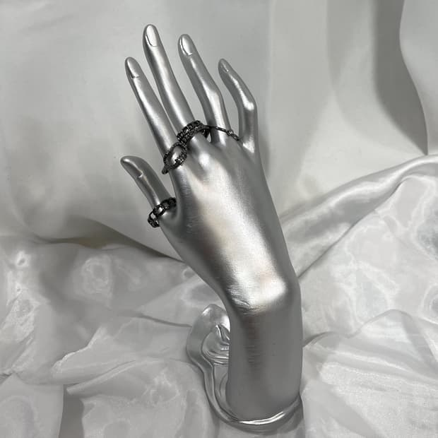 silver ring set