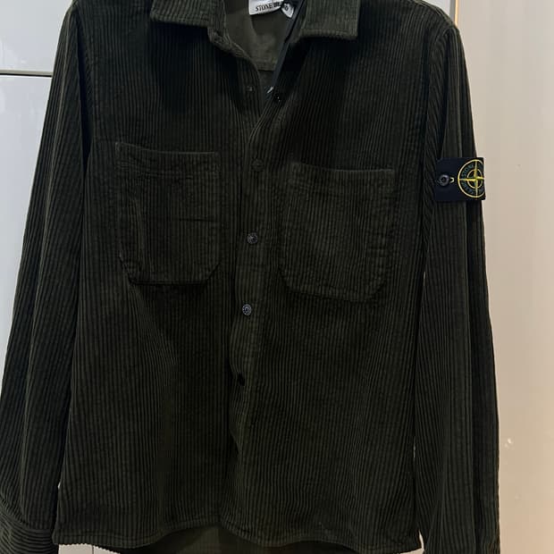 24fw 스톤아일랜드 카키 코듀로이자켓 L (새상품)