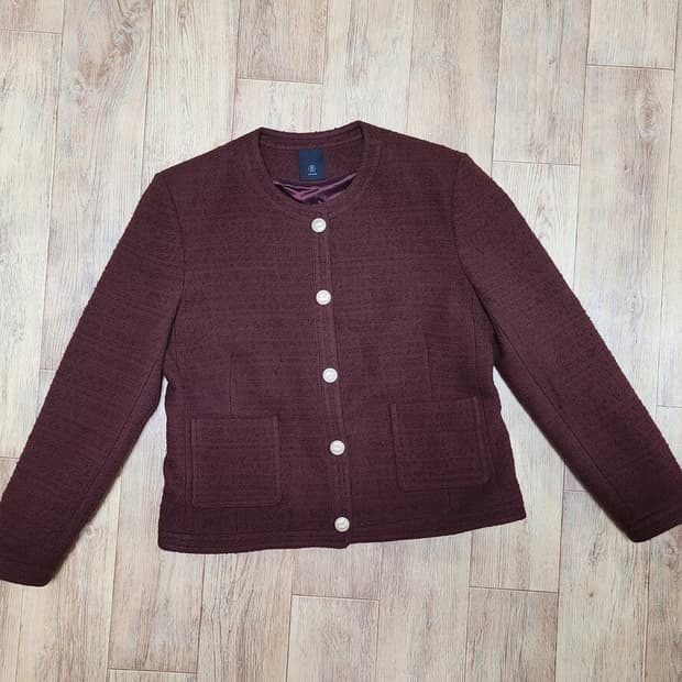 블러썸에이치컴퍼니(BLOSSOM) 노카라 트위드자켓 66