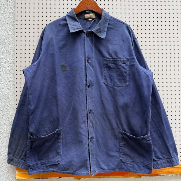 1960s LOTUS DISTRESSED FADED 빈티지 프렌치워크자켓