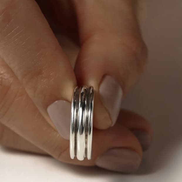 콜드프레임 Flat Pottery Vessel Ring 7호