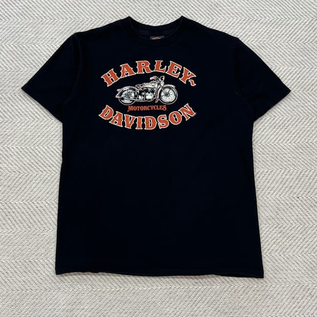 할리데이비슨 프린팅 반팔티 r3112