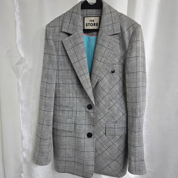 한섬 THE STORE 체크무늬 자켓 (18891)