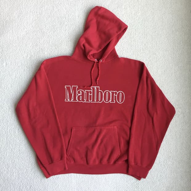 80-90‘s marlboro 후드 스웻셔츠