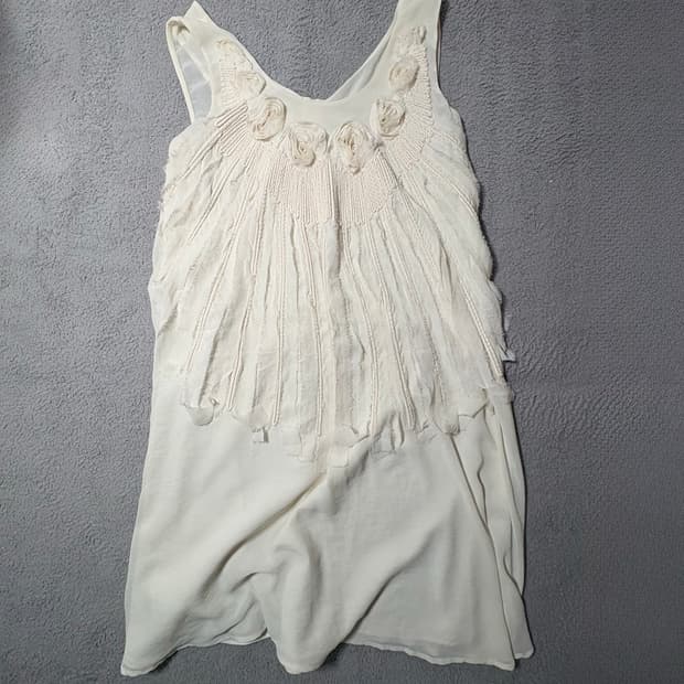 ํ์ฐ๋ white vintage dress