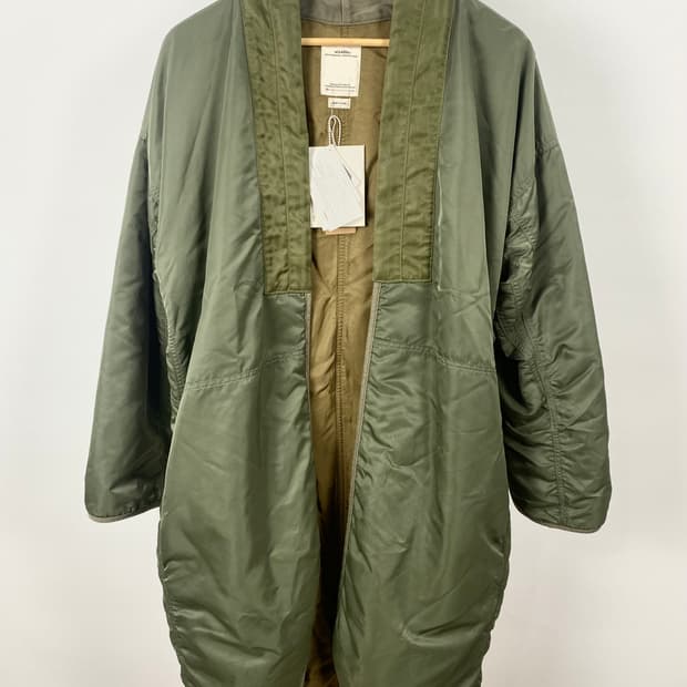 VISVIM attus mil coat 비즈빔 메탈나일론 코트
