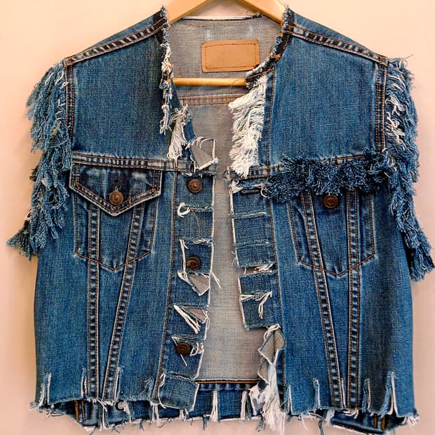 1of1 커스텀 90s 리바이스 디컨스트럭티드 데님 자켓