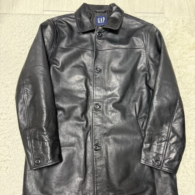 (L)gap 올드갭 레더 카코트 코트
