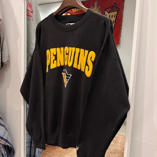 00s Puma 푸마 NHL 피츠버그 펭귄스 스웻셔츠