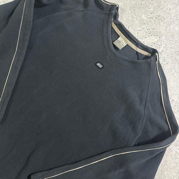 올드스쿨 나이키 블랙 맨투맨 골지