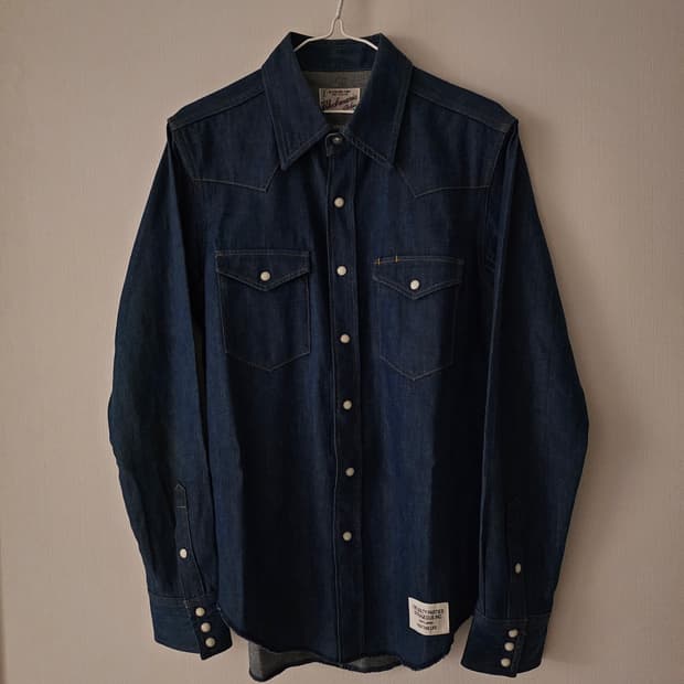 와코마리아 wacko maria 웨스턴 데님셔츠
