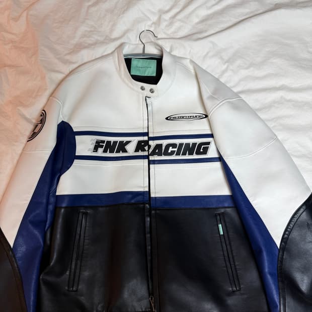 인스턴트펑크 에코 레더 바이커 자켓