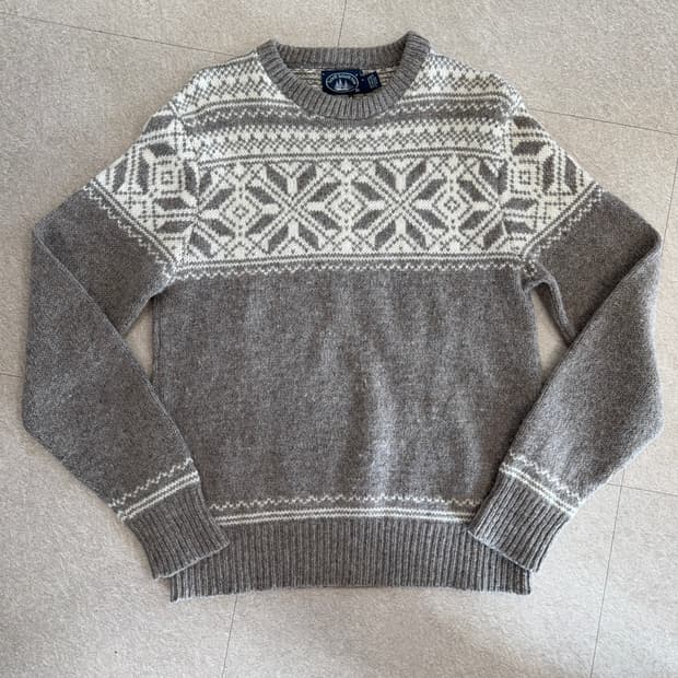 boat house row 빈티지 니트