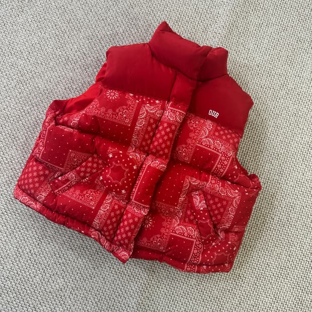 M 아워 키즈 패딩 조끼 0407D