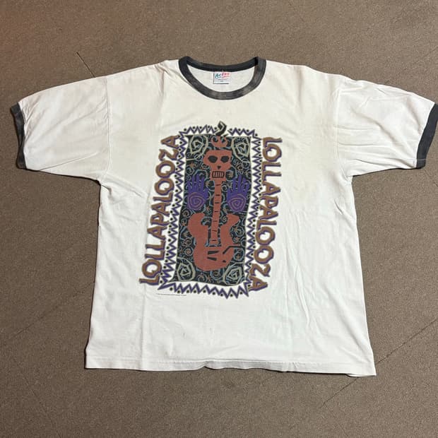 1995 롤라팔루자 빈티지 티셔츠