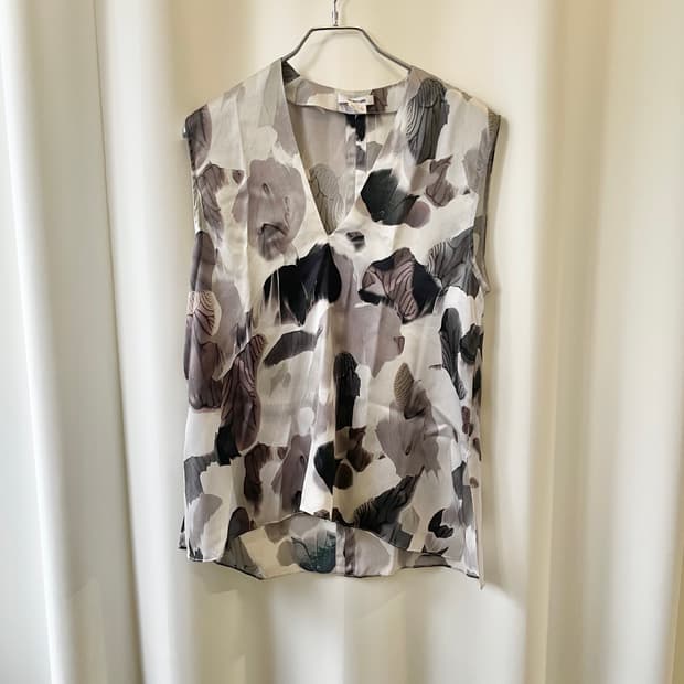 Helmut Lang silk sleeveless