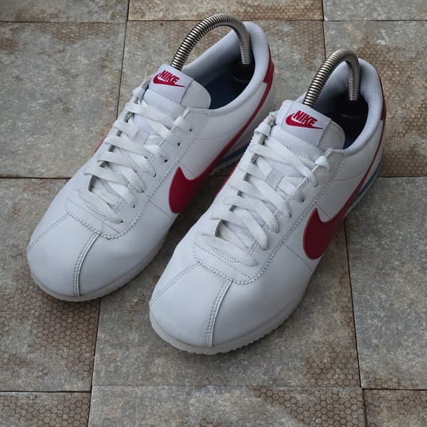 (265)나이키 코르테즈 레더 바시티 레드