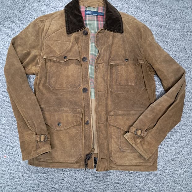 폴로 스웨이드 헌팅자켓