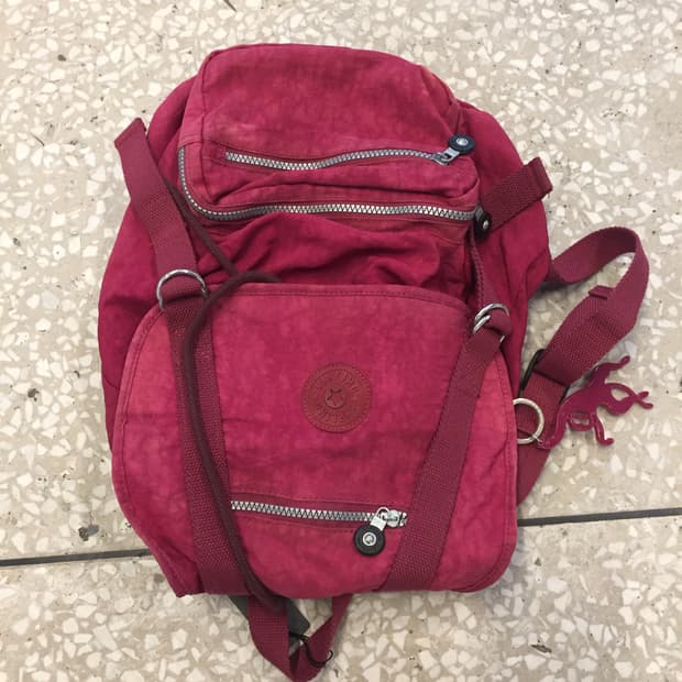 Kipling Vintage Washed Backpack – Burgun