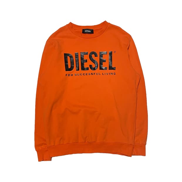 DIESEL 디젤 오렌지 맨투맨