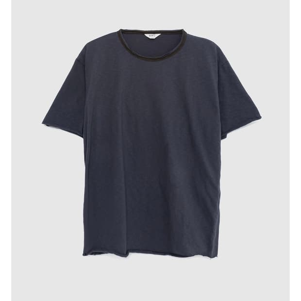 [M] 8division NWT raw edge tee 차콜