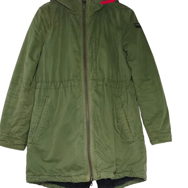 DIESEL 밀리터리 후드 야상 점퍼