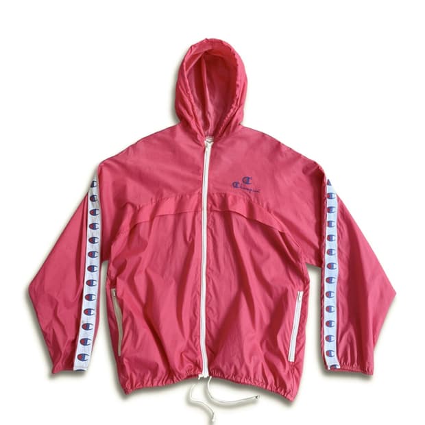 빈티지 챔피온 후드 바람막이 리버스위브 후드집업