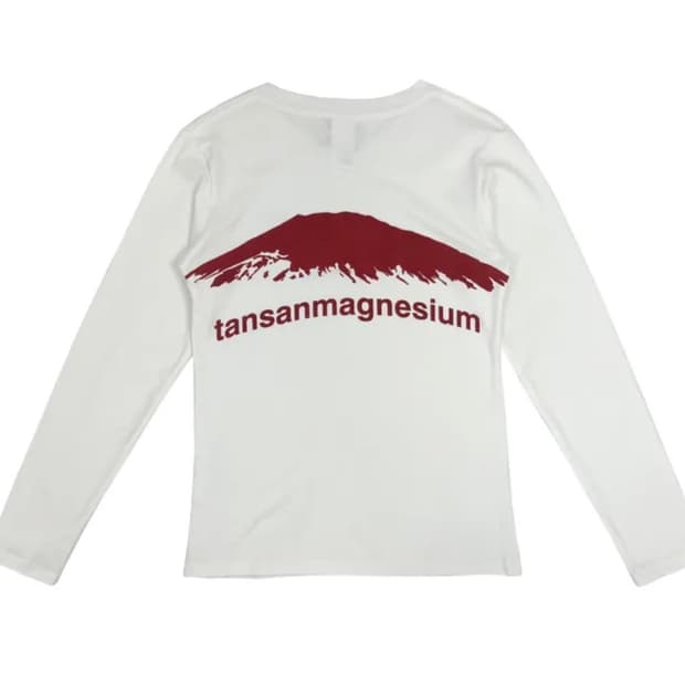 탄산마그네슘 마운틴 롱슬리브 화이트