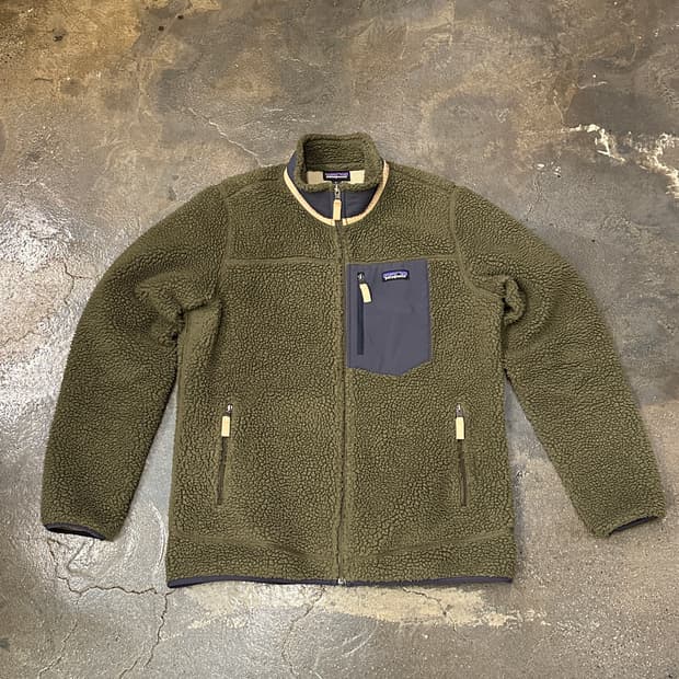 파타고니아 레트로X 플리스 파일자켓 올리브그린 XL