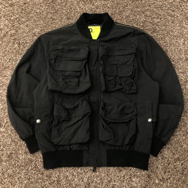 디젤 맥시 포켓 투웨이 봄버 자켓
