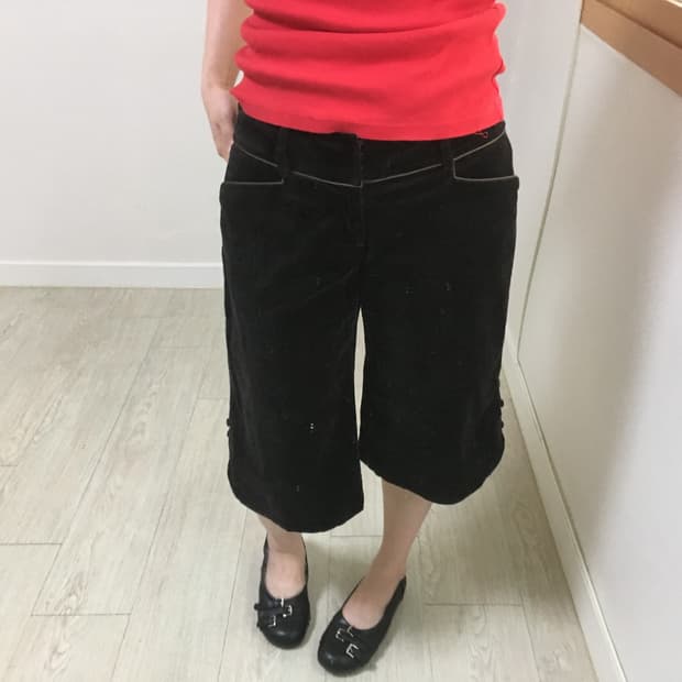 Vert dense wide-leg pants 